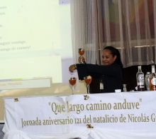 Leanne González Noriega se ganó al público con su profesionalidad y coctel basado en el poema Si tú supieras... Obtuvo el segundo lugar