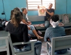 Visualización de la campaña Brinda tu mano en Juan Gualberto Gómez