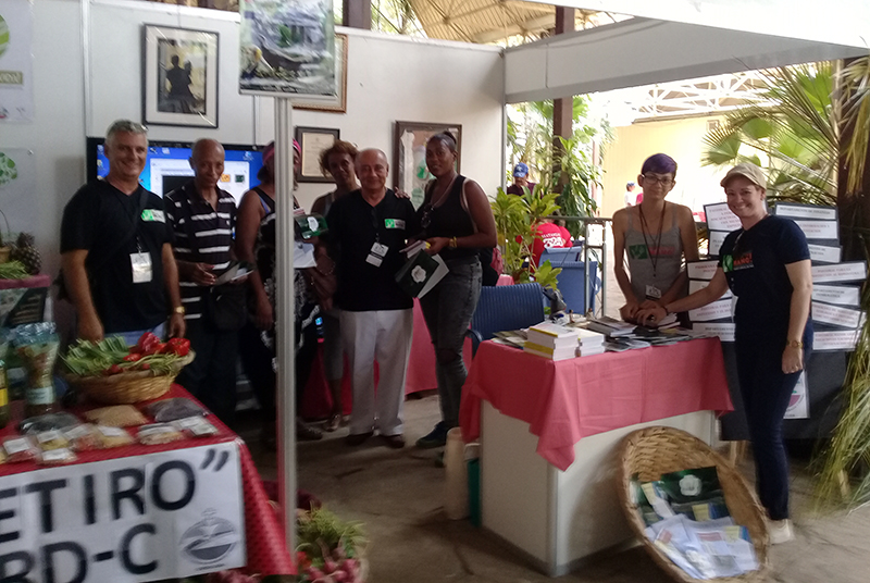 Durante exposición provincial Sobre mi pecho, Matanzas