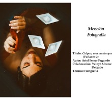 Culpas, una madre que llora, fotografía de Ariel Ferrer y Yainyt Alcazar
