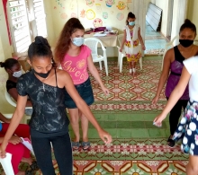 Dinámicas grupales durante el taller