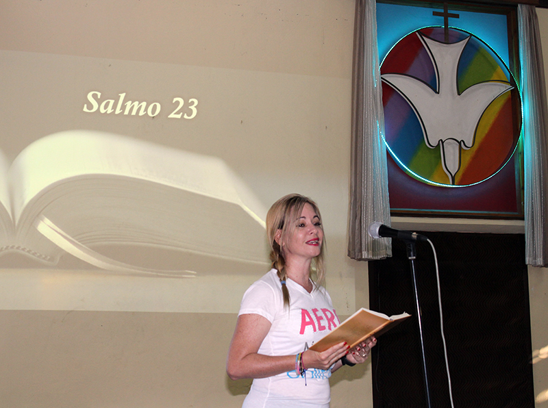Durante el devocional
