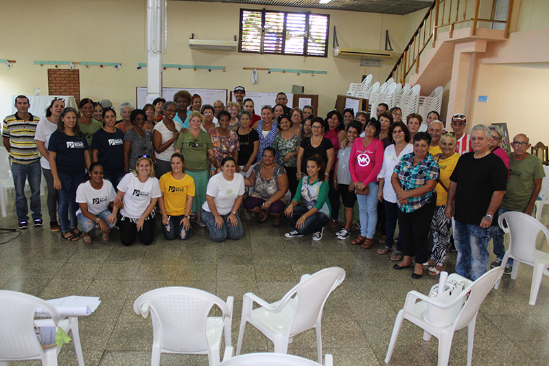 Participantes en el Taller Articulación de líderes comunitarios