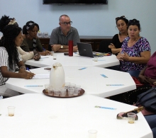 Los asistentes se identificaron con el sentir de la MSc. Eneyda Rodríguez, profesora del Centro Universitario Municipal “Ayda Pelayo”, cuando habló de su percepción sobre el aumento de la violencia
