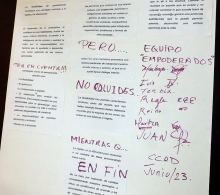 Resumen del intercambio de experiencias en lo que respecta al autocuidado cognitivo
