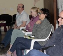 Los visitantes pudieron compartir un momento especial junto a los trabajadores en nuestro Culto Fe y esperanza viva