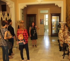 Durante la visita dirigida por el Centro Cultural Dulce María Loynaz
