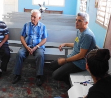 Durante la reunión metodológica en el municipio Sabanilla