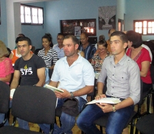 Durante la celebración por Semana Santa