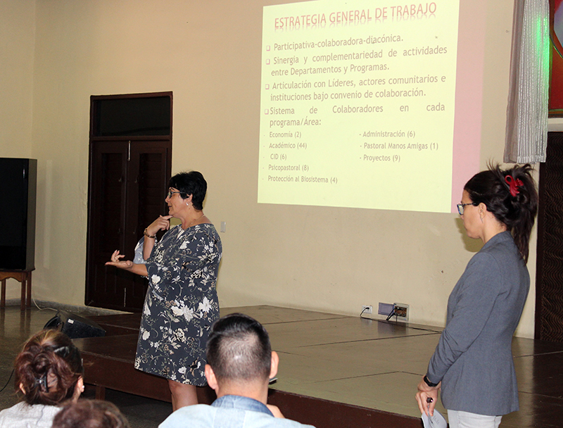 Directora Ejecutiva del CCRD-C, Lic. Rita M. García Morris, habla sobre la estrategia de trabajo