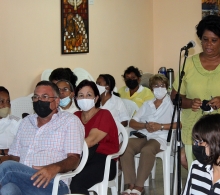 Idorkis Herrera, secretaria de la FMC en Cárdenas, habló de la protección que brinda a las mujeres este nuevo Código