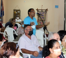 Omar Mediaceja, especialista del Centro Comunitario de las ITS en Cárdenas, agradeció el carácter inclusivo del proyecto de ley