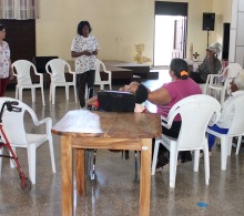 Maribel Domínguez y Yamilé Casal, especialistas de la Pastoral, facilitaron las dinámicas participativas