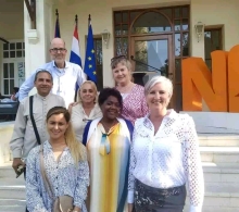 Invitados del CCRD-C y Credit4Cuba son recibidos por el embajador de Holanda y su esposa