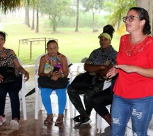 Conversar sobre las experiencias en el trabajo de la tierra, su rentabilidad, así como de la capacidad para ser resiliente fue uno de los aspectos claves en este encuentro