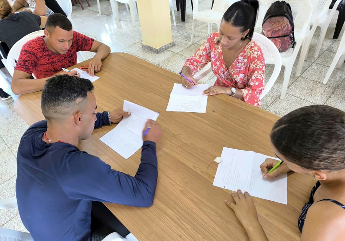 Durante el examen escrito final