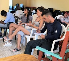 Durante el curso los participantes aprendieron algunas recetas saludables y deliciosas