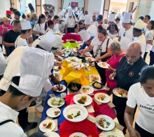 El festival culinario se efectuó en la casa sede de la ACAA de Cárdenas donde participaron también estudiantes de la Escuela de Gastronomía y el proyecto comunitario Chefs del Futuro