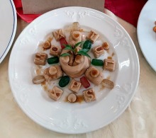 Uno de los platos galardonados durante el festival culinario fue la tradicional cremita de leche