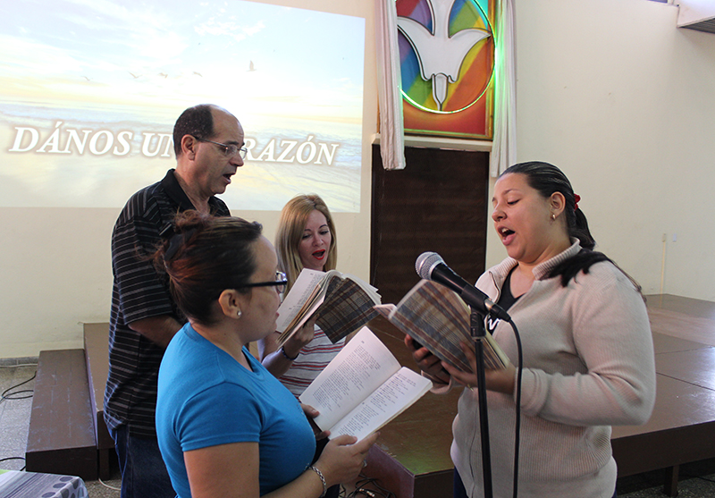 Durante el devocional