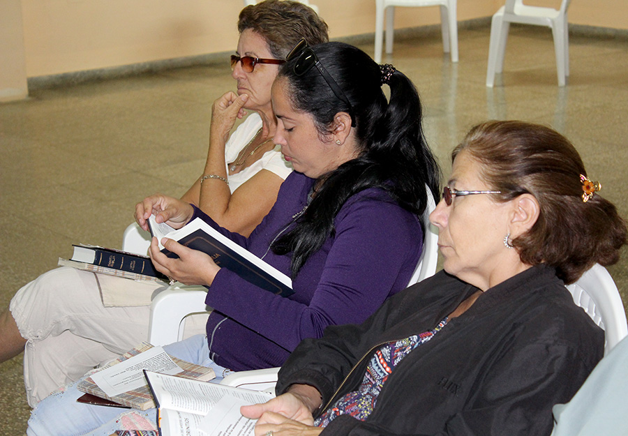 Durante el devocional