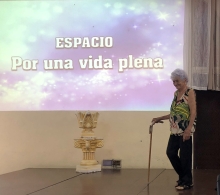 Durante el desfile de modelos de la 3ra edad
