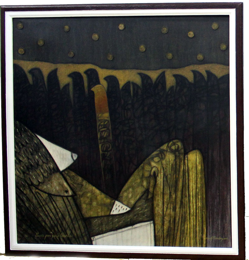 Gran Premio del IV Salón Cultura de Paz, obra Lluvia para que te levantes, de Adrián Gómez Sancho