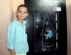 Premio para niños y adolescentes, a la obra Niño desamparado, de Yonak Lafont