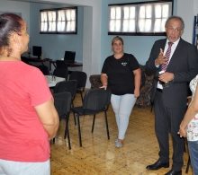 Intercambio en el Centro Cultural del CCRD-C sobre nuestras líneas de trabajo y fondos bibliográficos