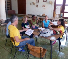 Reunión con líderes de Pedro Betancourt