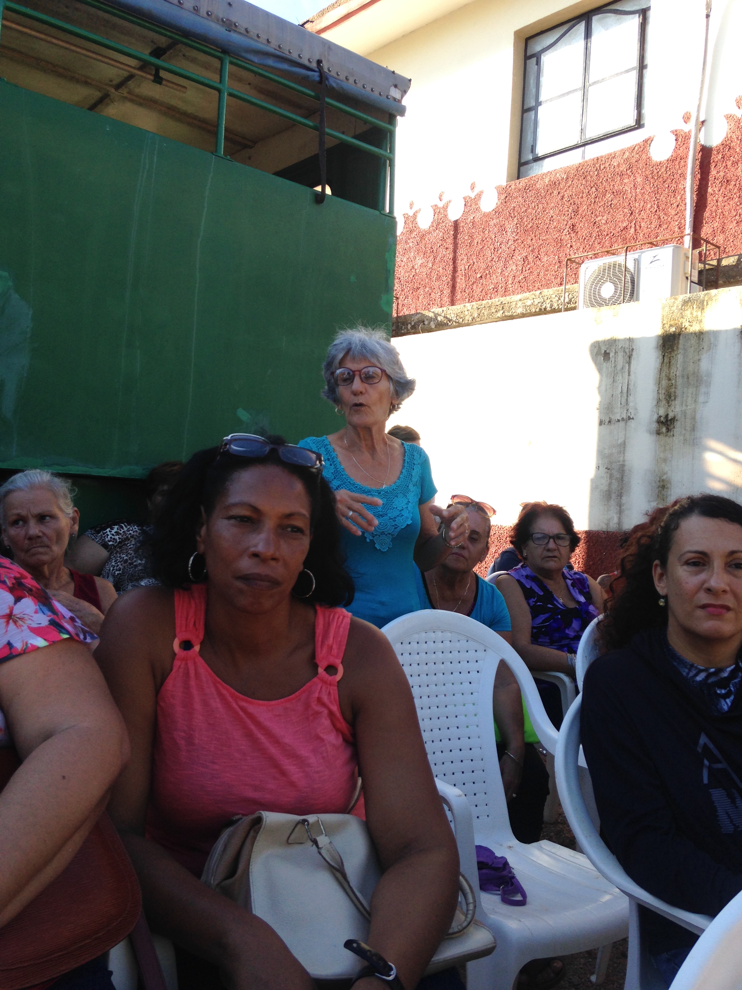 Las participantes cuentan sus experiencias