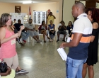 Intercambio durante el taller Marketing digital