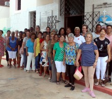 Asistentes al Encuentro nacional para mujeres en el CCRD-Cuba