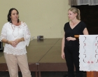 Representantes de Embajada de Rep. Checa en Cuba. Aymara Gómez González, sección cultural (izquierda) y Petra Novácková, cónsul