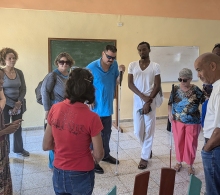 El recorrido incluyó la visita a las diferentes áreas de la finca agroecológica El Retiro