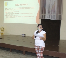 Lourmary Rodríguez Santamaria, especialista del Espacio Cultural… presenta la nueva estrategia en el escenario físico y virtual