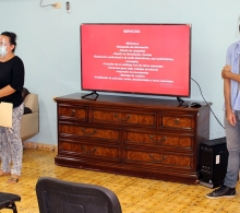 Lourmary Rodríguez y Julio C. Acosta dirigieron el debate en torno a los servicios del Espacio Cultural
