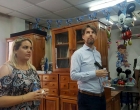 Claudia Betancourt, coordinadora de proyectos del CCRD-C y Bastiaan Engelhard, Jefe de Misión Adjunto de la Embajada