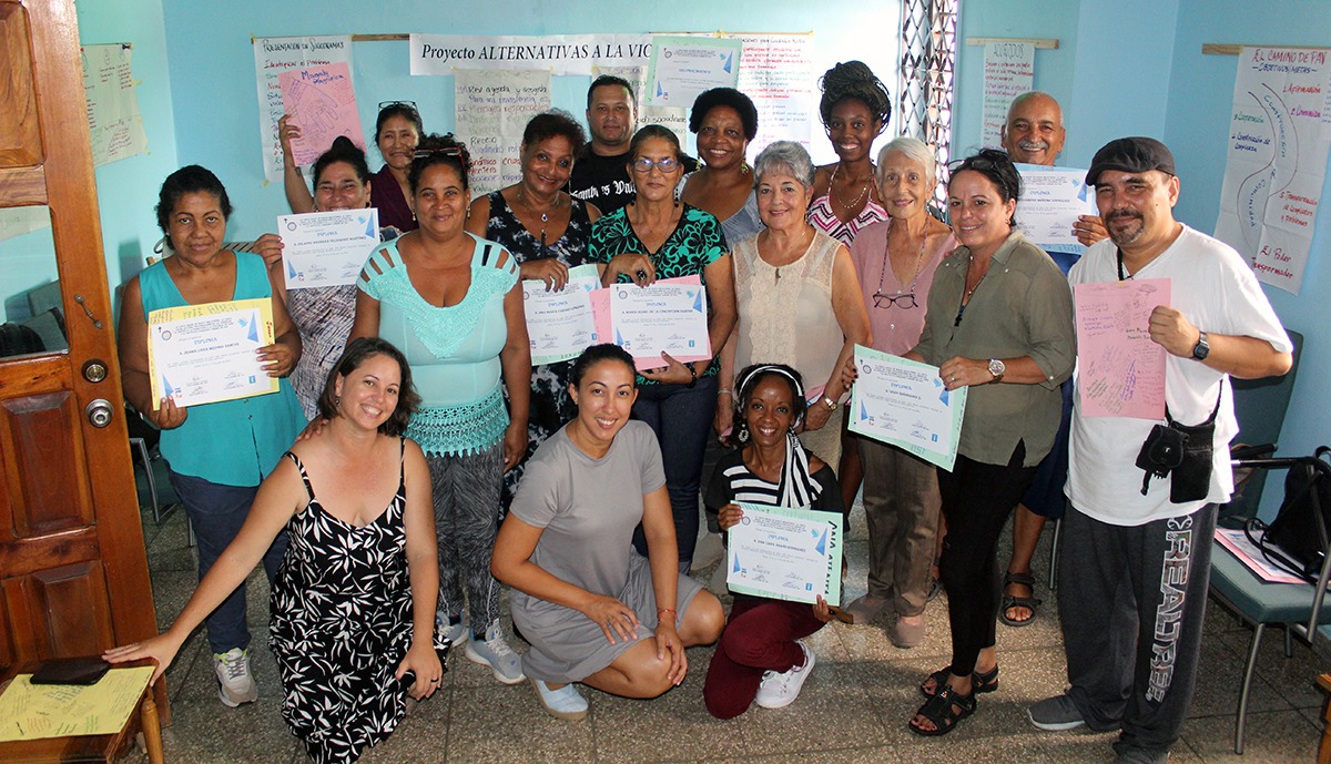 Participantes al taller