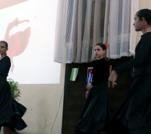 El baile español estuvo presente gracias al proyecto Bulerías