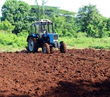 Preparación de la tierra para la siembra