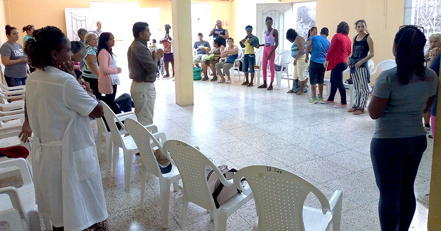 Psicólogas del Centro de Salud Mental se interesaron por establecer vínculos con el CCRD-C, tras ver su forma de trabajar