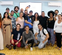 Algunos de los participantes en la gala