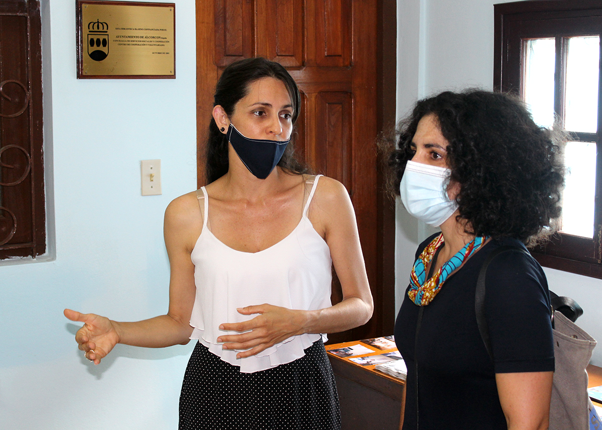 En conversación con Cindy González, coordinadora del Centro Cultural, conocieron sobre actividades y proyecciones