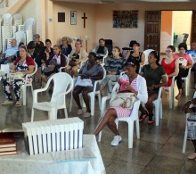 Denise Lima, una de las facilitadoras del curso, reconoció el esfuerzo de todas para asistir a los encuentros y las felicitó