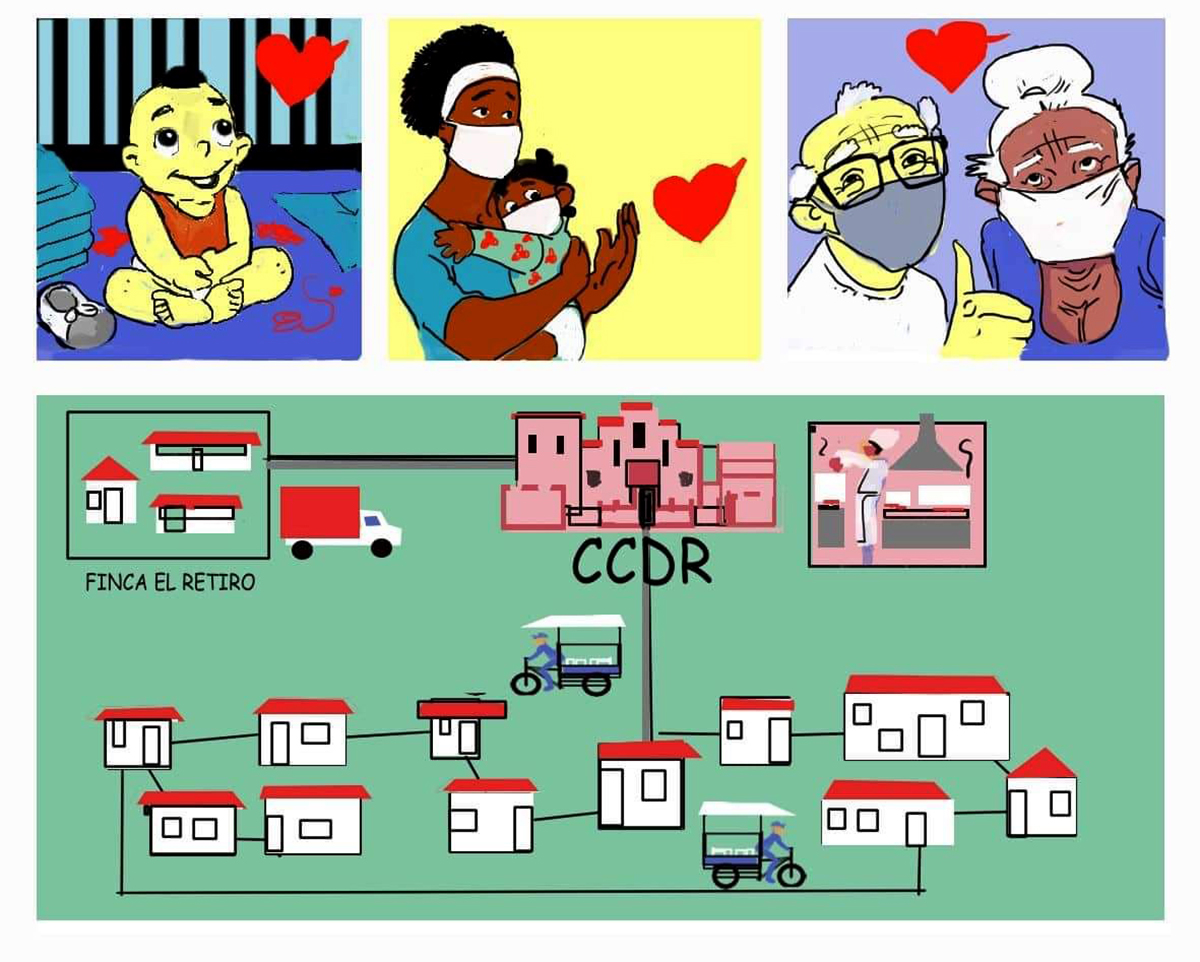Algunas imágenes de la futura historieta sobre el trabajo del CCRD-Cuba