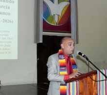 El pastor Joel Ortega Dopico, presidente del Consejo de Iglesias de Cuba, dio su testimonio sobre la vida y obra del Reverendo Raimundo García