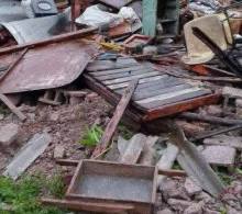 Huracán Melissa, casas totalmente destrozadas