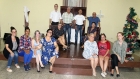 Después de la representación teatral realizada en el CCRD-C ante los representantes de la embajada de Noruega en Cuba