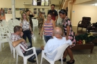 Durante uno de los ensayos